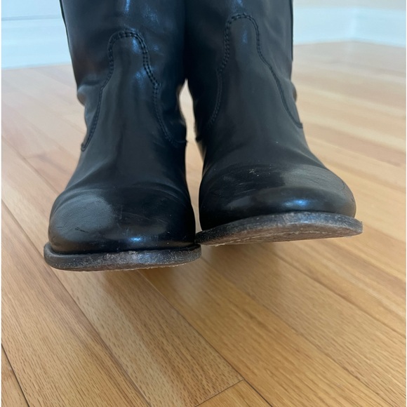 Isabel Marant Black Leather Clueter Bootie - Picture 5 of 7